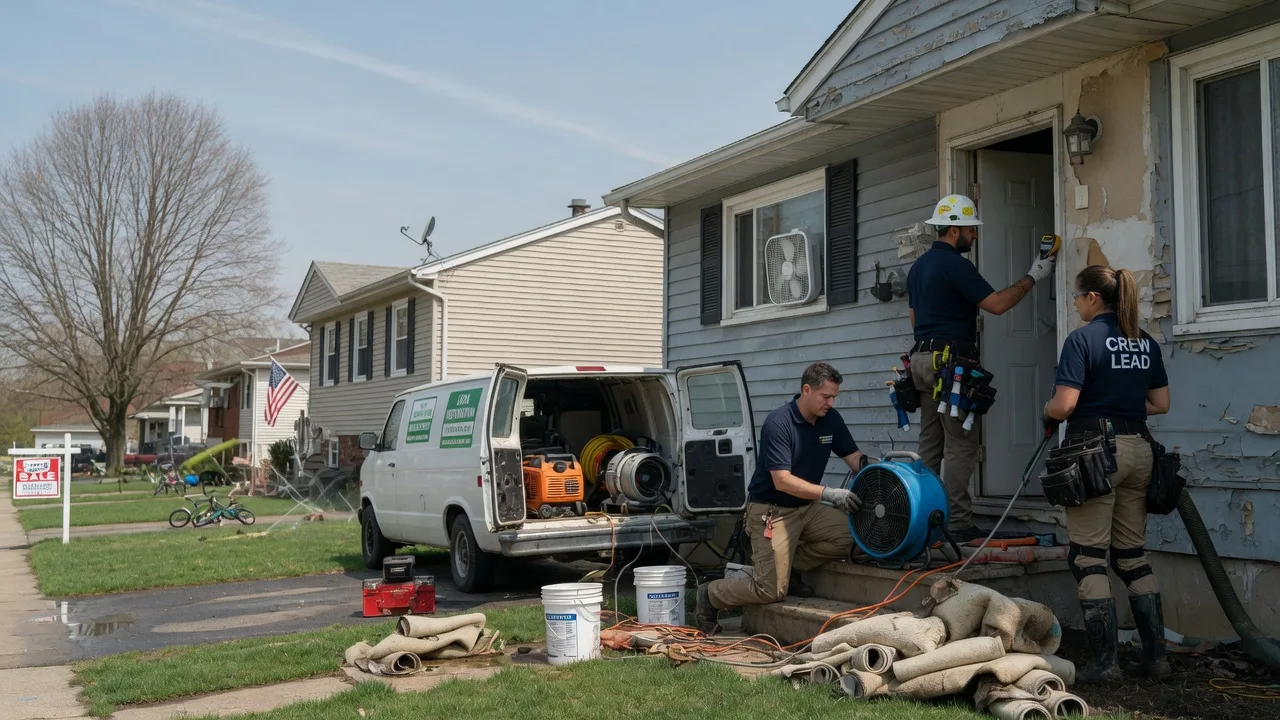 Flood Cleanup in Piasa, IL near me