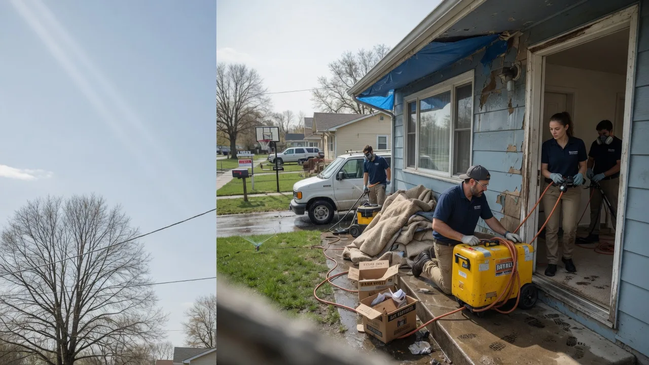 Basement Flood Cleanup in Piasa, IL near me